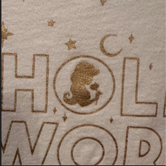 Disney Parks Princess Jasmine Gradient Long Sleeve Fashion Top Sz L - Picture 4 of 5